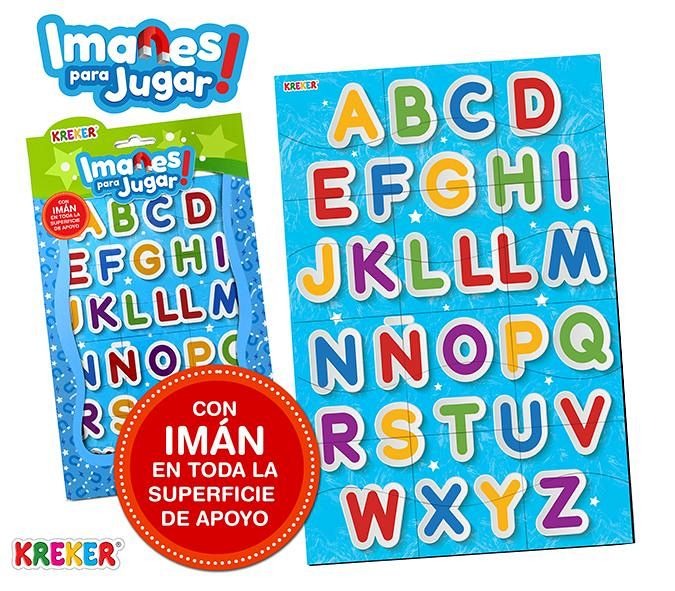 IMANES P/JUGAR: APRENDAMOS EL ABC KREKER